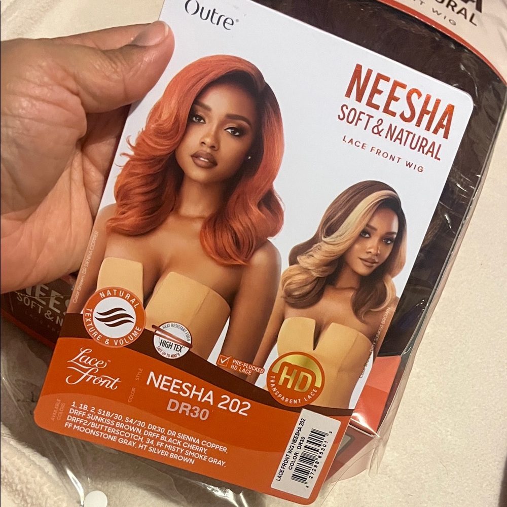 Neesha Soft & Natural Lace Front Wig - Copper Red (Neesha 202 DR30)